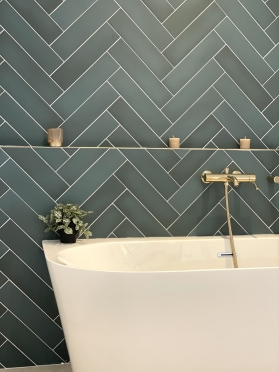 rénovation salle de bain Val-d'Oise avec baignoire îlot