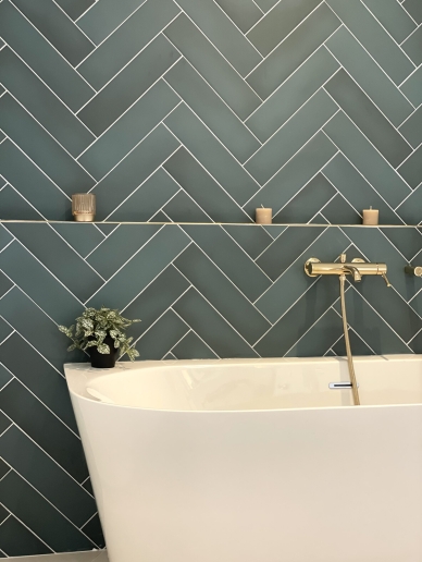 rénovation salle de bain Val-d'Oise avec baignoire îlot